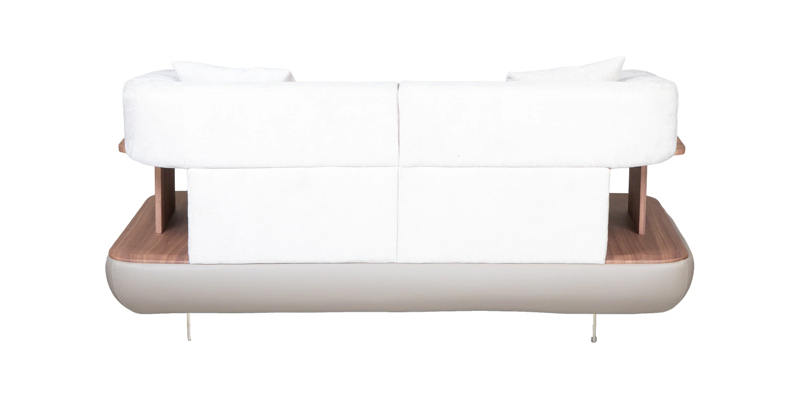 Denali 2 Seater Sofa In White And Grey Color - Image 8