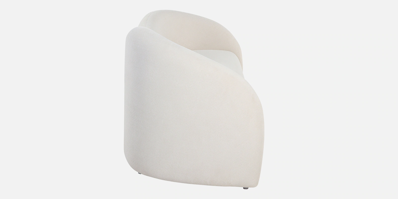 Lunara Boucle Fabric 2 Seater Sofa In Off-White Color - Image 4