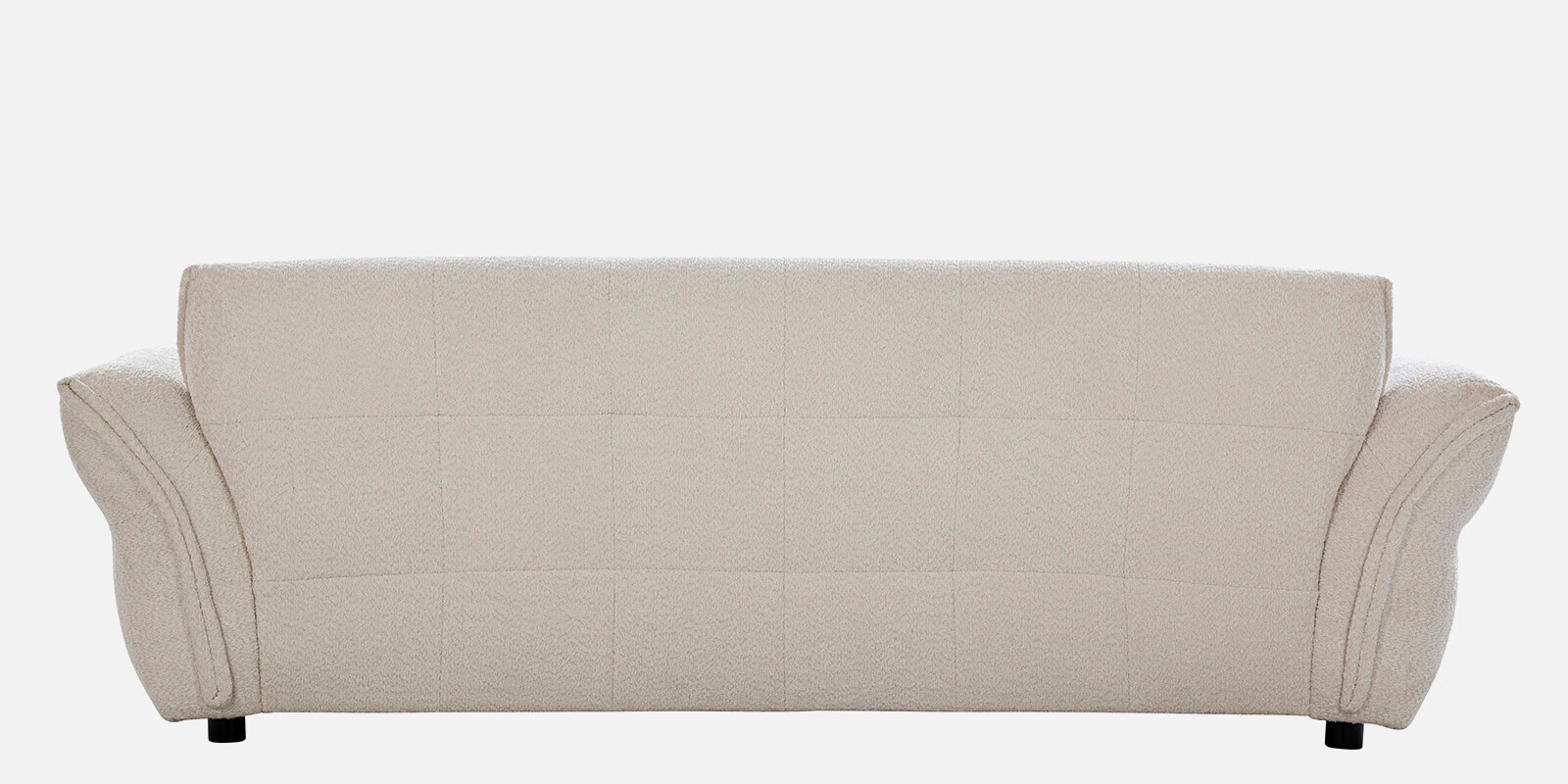 Romania Fabric 3 Seater Sofa In Frosty white Colour - Image 4