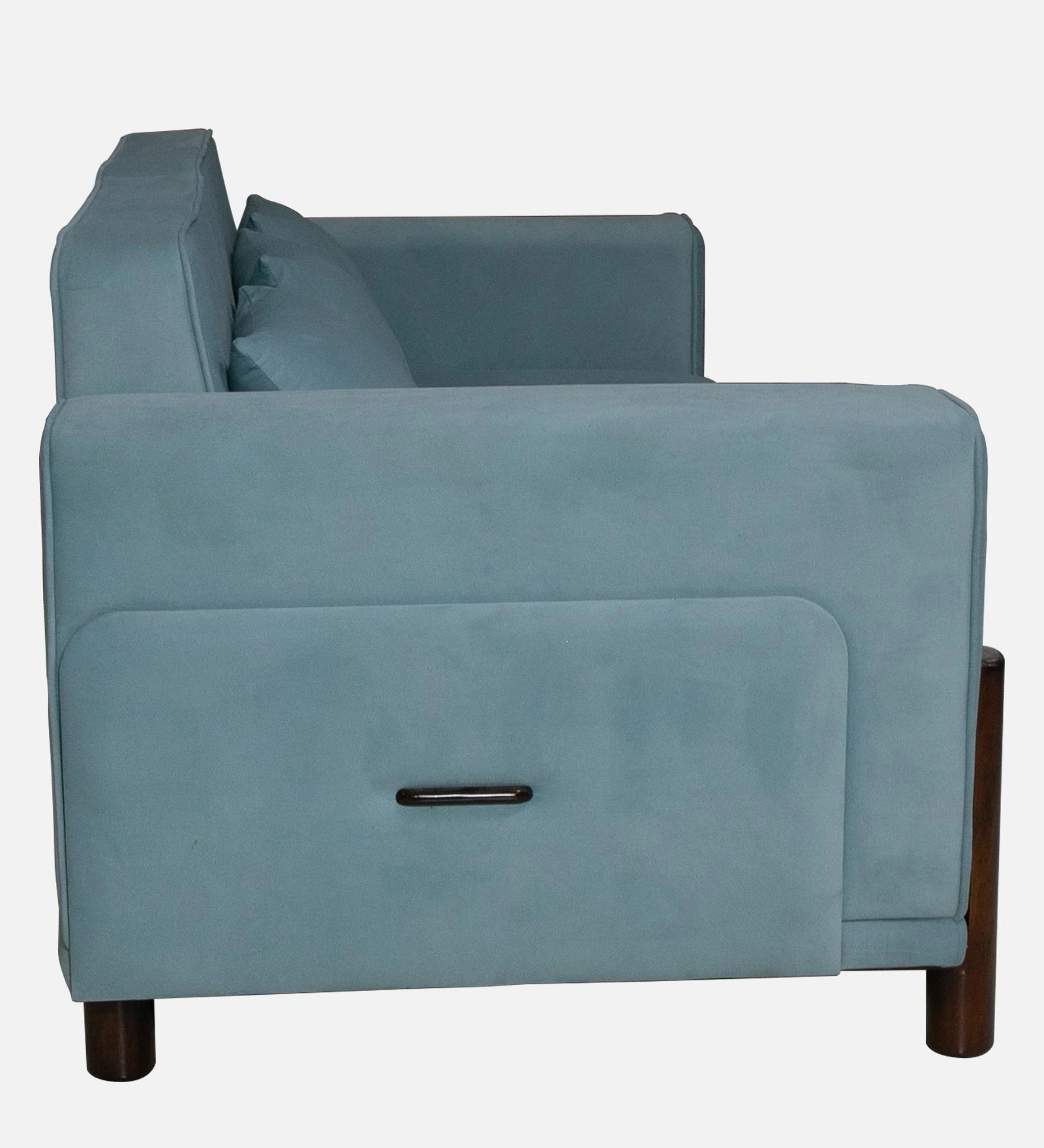 Venessa Fabric 3 Seater Sofa In Blue Color